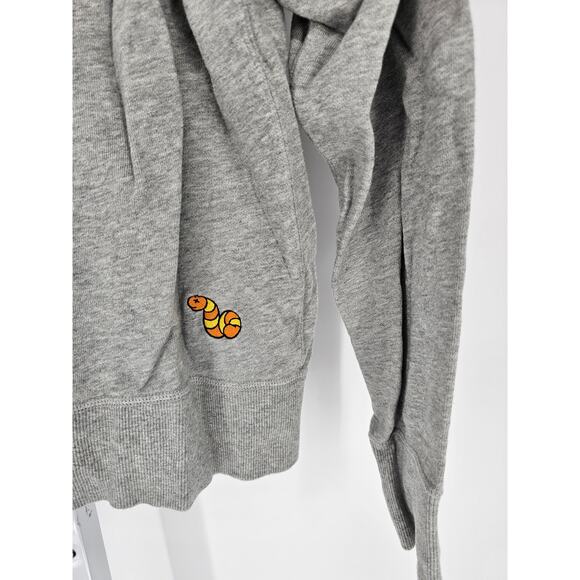 Uniqlo Womens Sz S Kaws Sesame Street Crew Neck Sweatshirt Gray - Picture 5 of 5